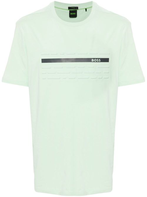 Logo-print T-shirt - Green