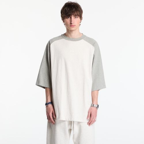 T-shirt Fear of God Essentials Signature Baseball Tee Oatmeal Heather/ Concrete Heather