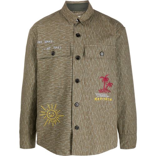 President's Camouflage Print Shirt