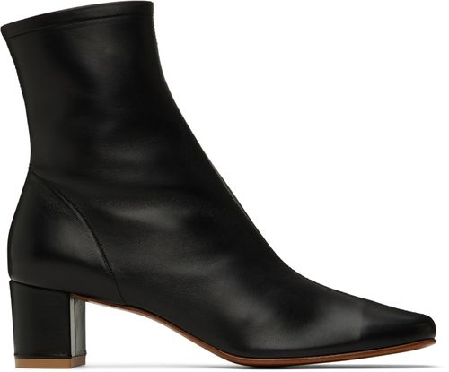Black Sofia ankle boots