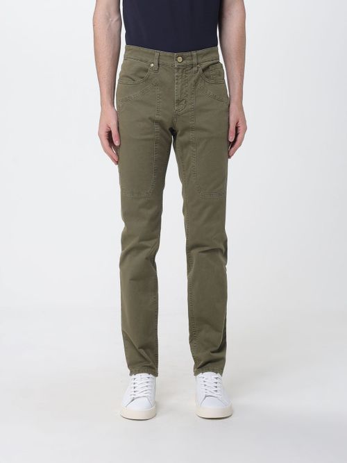 Pants Men color Military