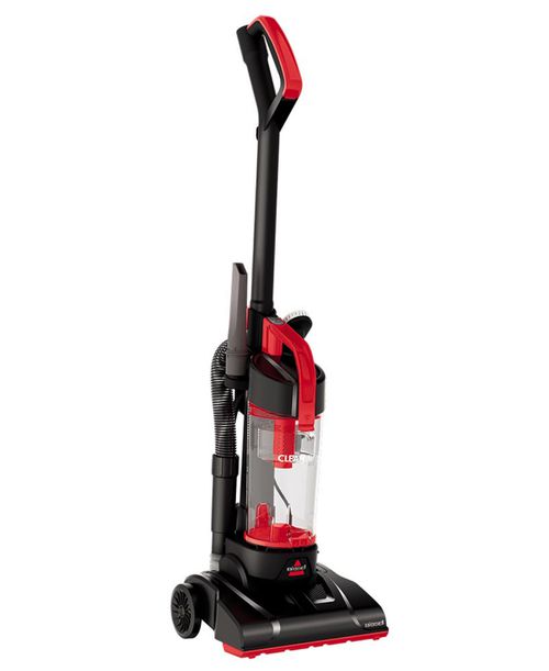 CleanView Compact Lightweight Upright Vacuum - Black With Red Accents