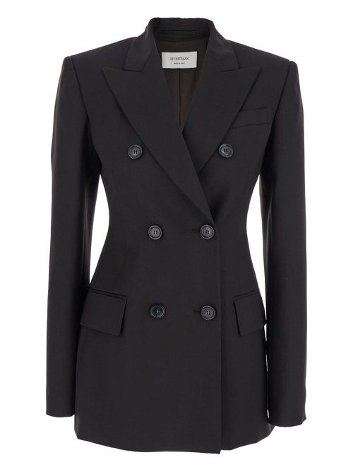 Double-Breasted Blazer Jacket