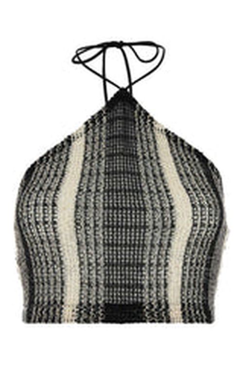 Mesh Knit Top — Multicolor