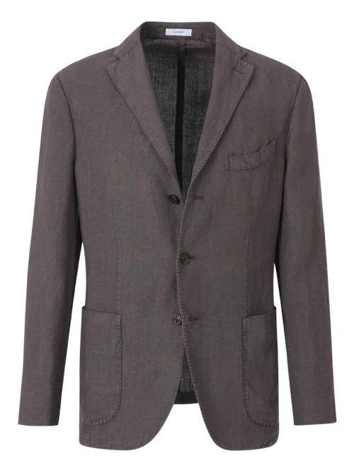 Boglioli linen blazer - Brown