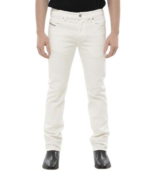 White Mid Rise Jeans