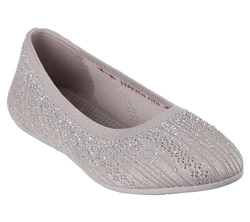 SKECHERS Women's Cleo 2.0-Glitzy Daze Ballet Flat
