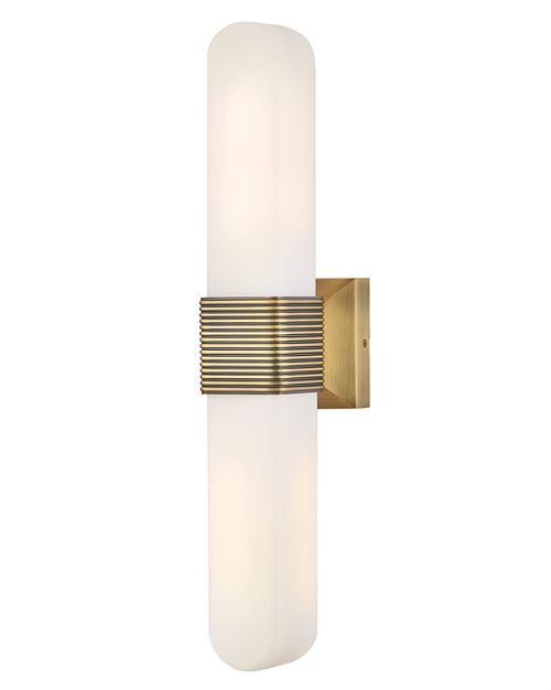Lacquered Brass LED Wall Sconce from the Cotes Collection