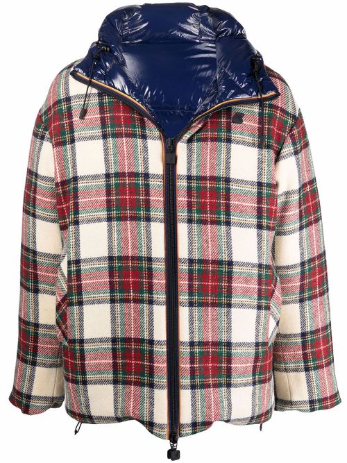 K-Way R&D virgin wool down-filled jacket - Neutrals