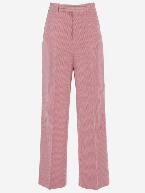 Juno Cotton Striped Trousers