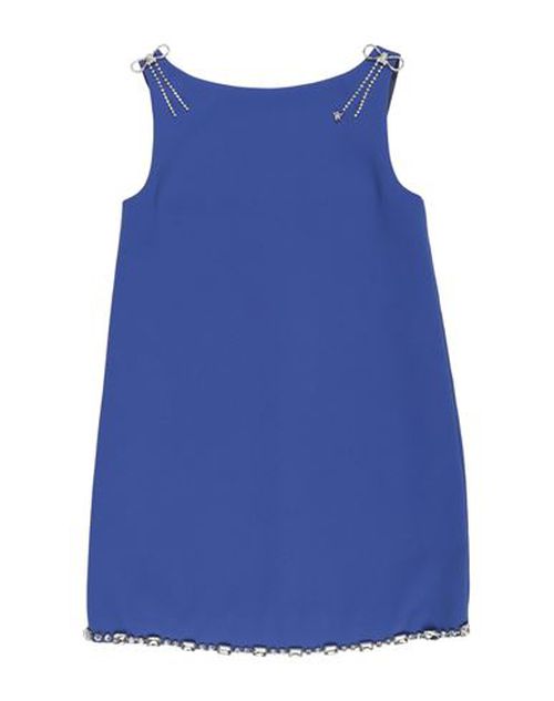 La Mia Bambina Kid Girl Kids' dress Bright blue Size 12 Polyester