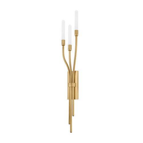 Vintage Brass LED Wall Sconce from the Amalthea Collection