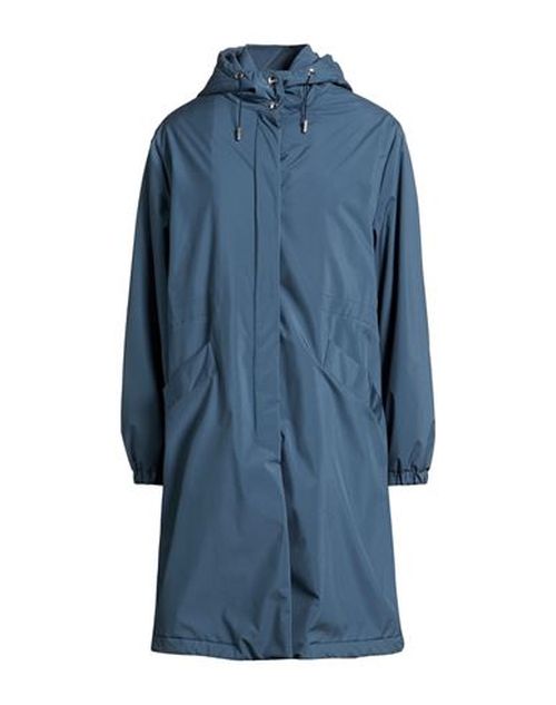 Woman Coat Slate blue Size 6 Polyester