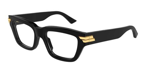 Bottega Veneta BV1190O 007 Women’s Eyeglasses Black Size 50 - Blue Light Block Available