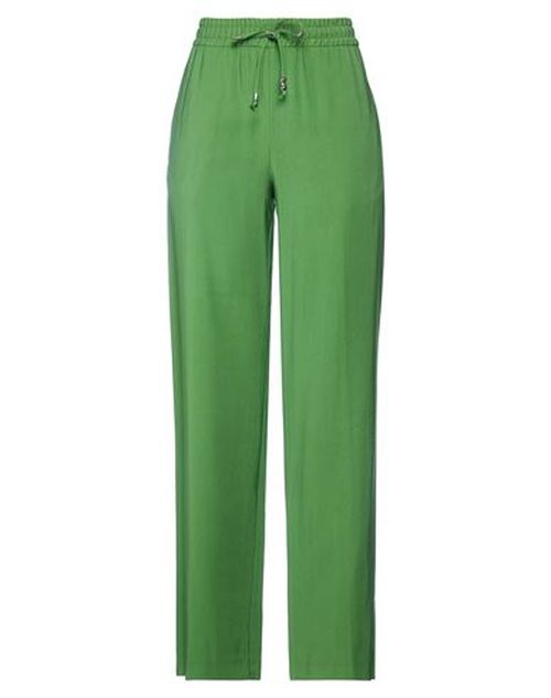 Woman Pants Lime green Size 26 Viscose, Polyester