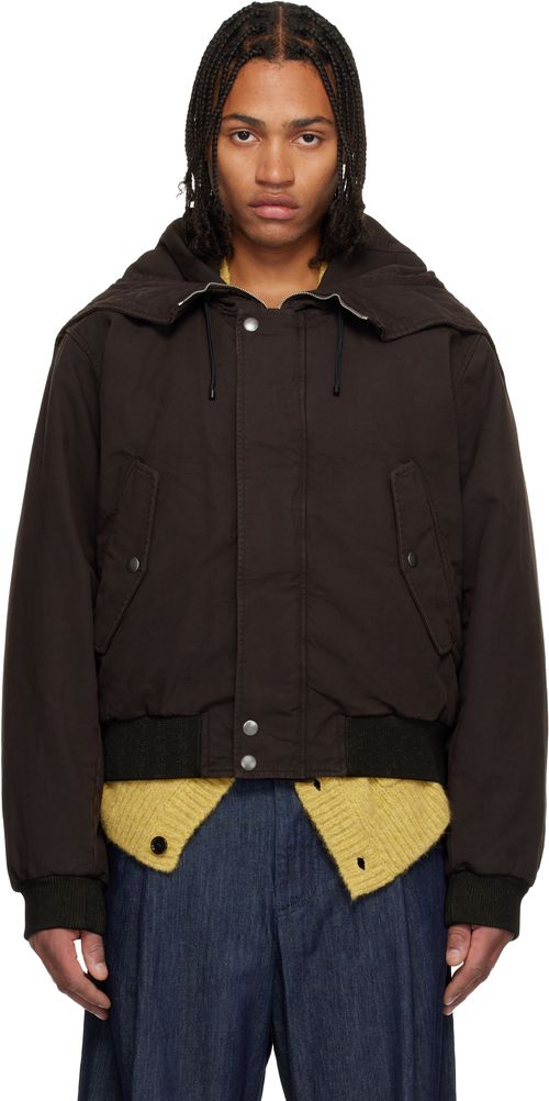 Brown Garment-Dyed Jacket