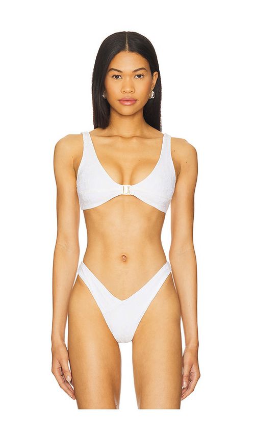 FAE x REVOLVE Kendall Bikini Top in White. -  S also in L