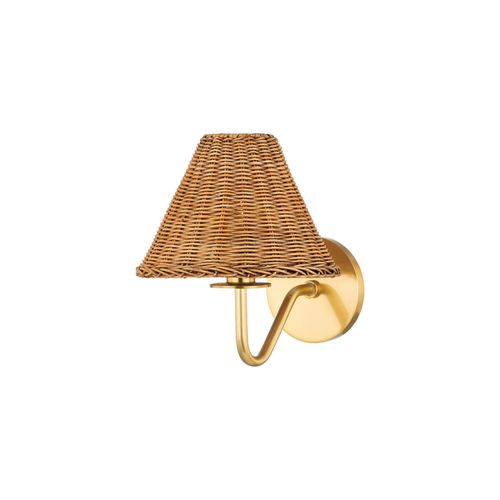 Mitzi Issa Wall Sconce in Aged Bra