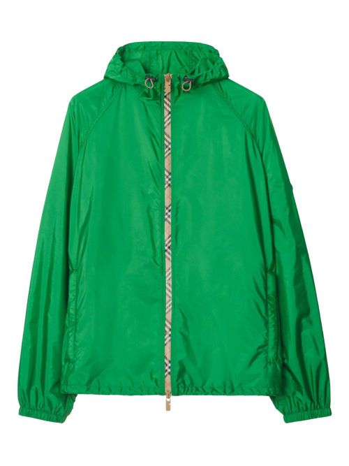 Burberry Vintage Check-trim jacket - Green