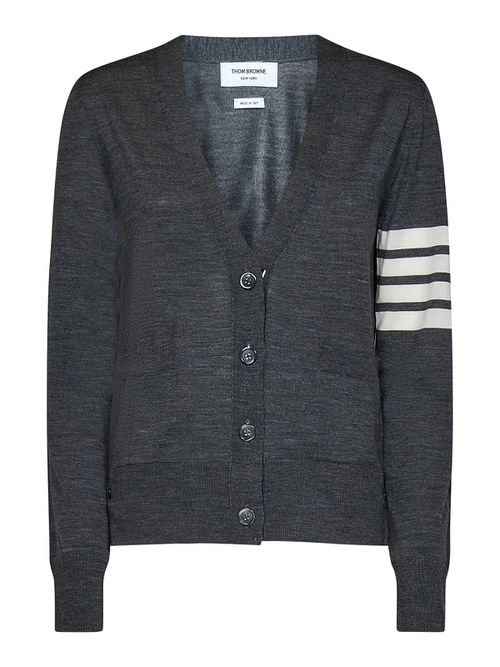 Dark gray wool cardigan