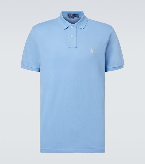 Cotton piqué polo shirt