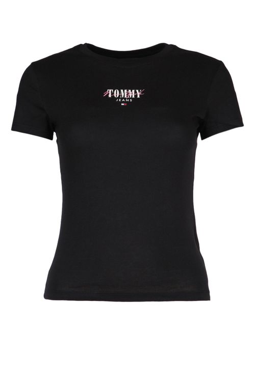 Logo-Embroidered T-Shirt — Black