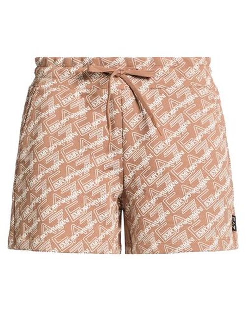 Woman Shorts & Bermuda Shorts Brown Size M Cotton