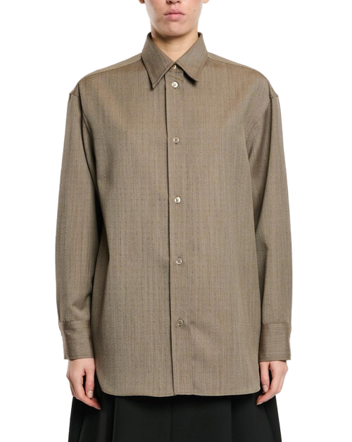 Oversized Shirt — Beige