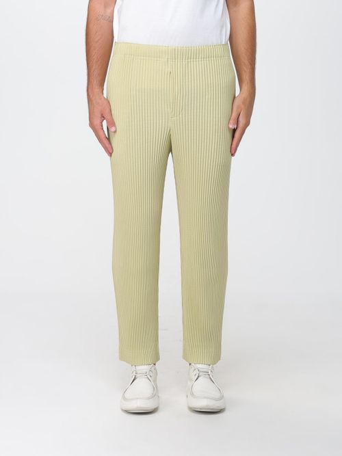 Pants Men color Green