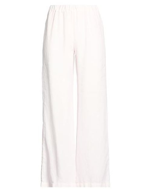 Woman Pants Light pink Size 12 Linen