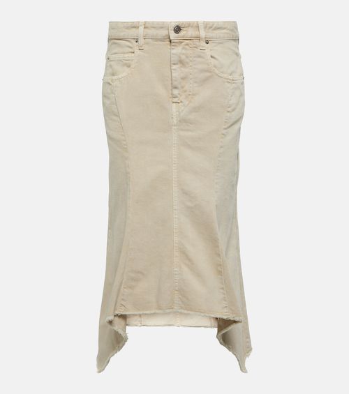 Nyda denim midi skirt