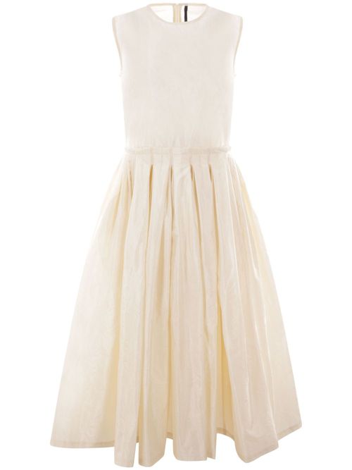 A-line midi dress - Neutrals