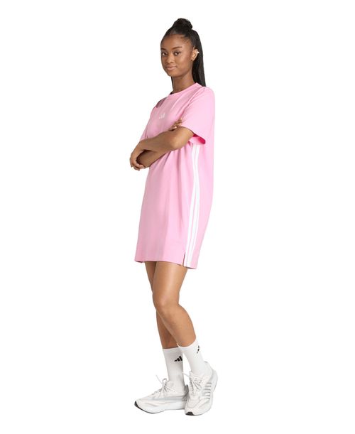 Women's 3-Stripes Crewneck T-Shirt Dress - St Tropic Bloom