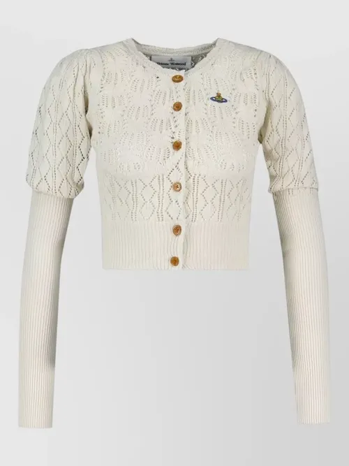 Vivienne Westwood - ella cardigan cotton knit long sleeve