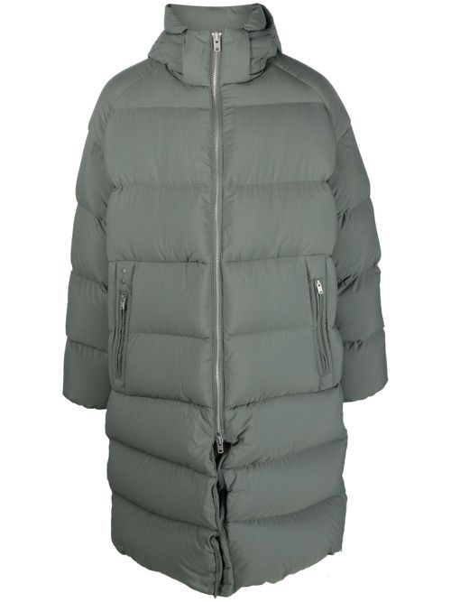 Quilted parka coat - Green