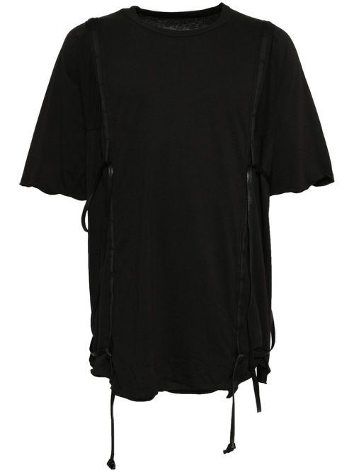 Paneled T-shirt - Black