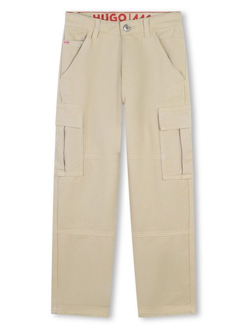 Cotton cargo trousers - Neutrals
