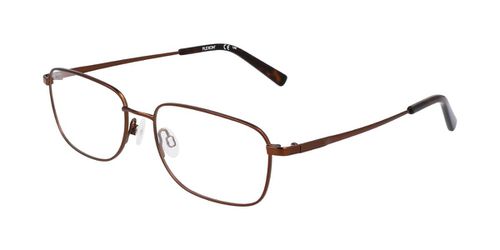 Flexon H6068 202 Men's Eyeglasses Brown Size 56 - Blue Light Block Available