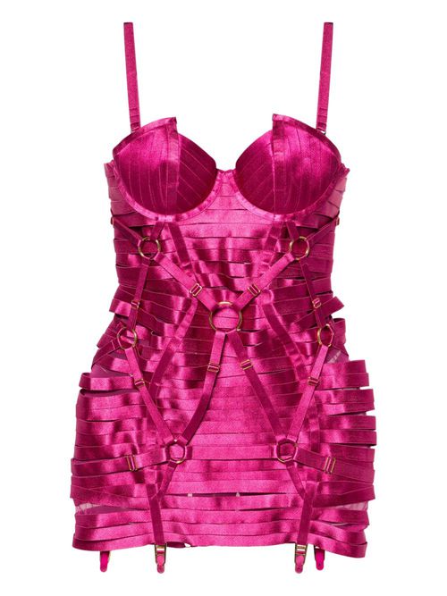 Angela satin minidress - Pink