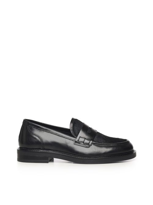 Flat shoes Black Calfskin - Women
