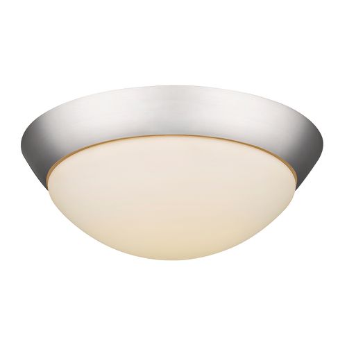 Satin Nickel LED Flush Mount from the Flushmounts Collection