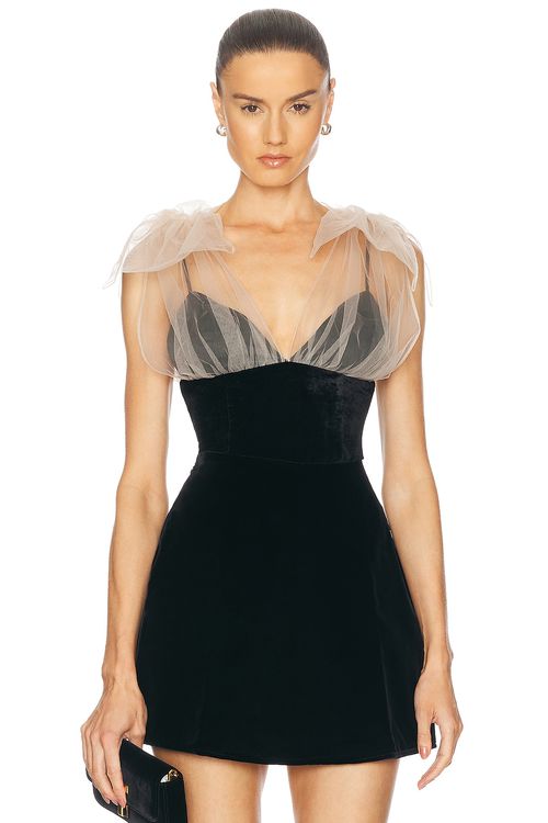 LPA Emery Top in Black & Tan - Black. XL also in L, M, S