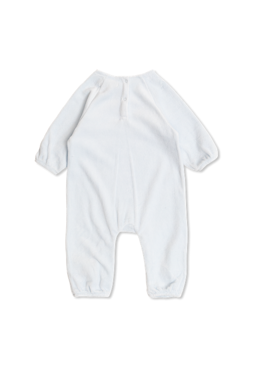Velvet Jumpsuit, Unisex, White