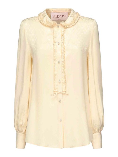 Toute La V Silk Shirt