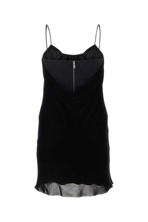 Black Velvet Mini Dress