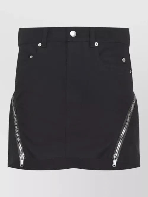 Rick Owens - bolan banana high waist mini skirt