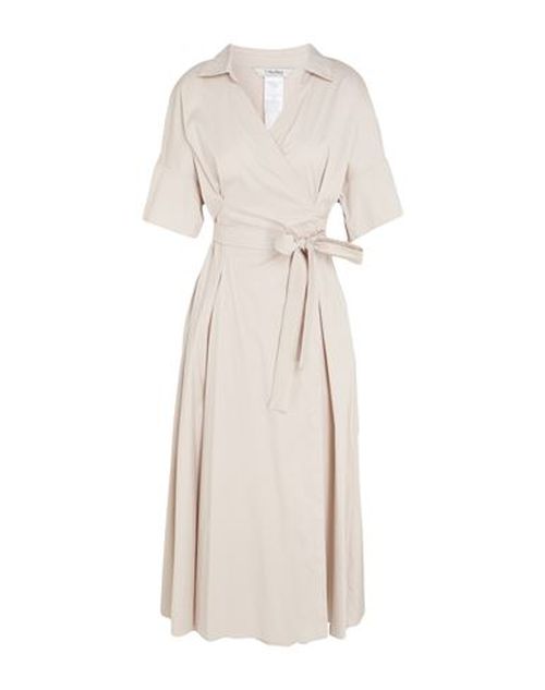 Woman Maxi dress Grey Size 6 Cotton, Polyamide, Elastane