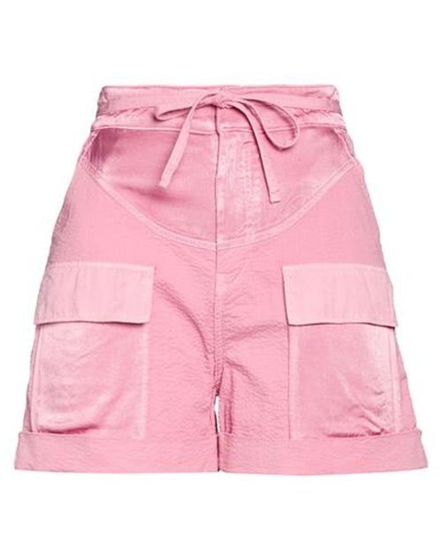 Woman Shorts & Bermuda Shorts Pink Size 2 Cotton, Elastane