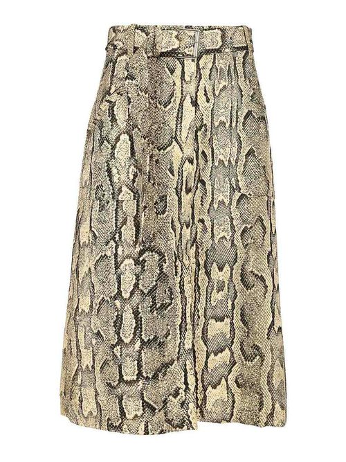 Sheraz Skirt With Jacquard Snake Print