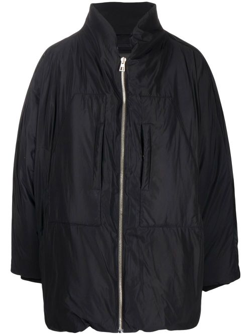 Space Neck padded jacket - Black